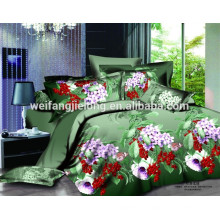 100% Polyester printing fabric with different new designs in bedsheet and quiltcover